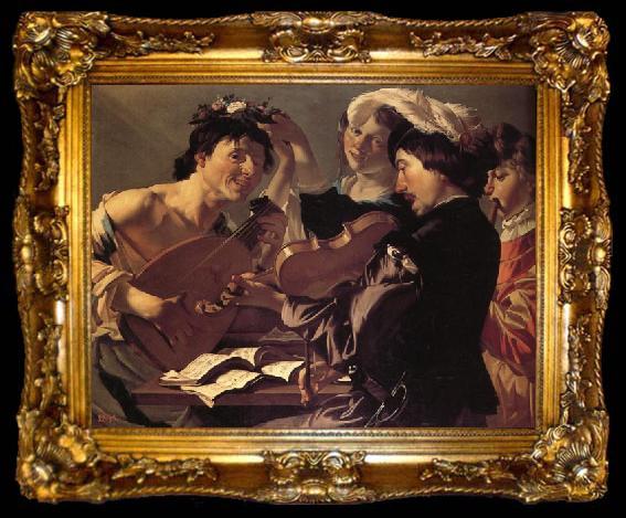 framed  BABUREN, Dirck van The Concert, ta009-2